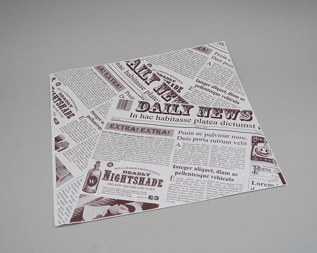 Burger Snacking Paper<br> Daily Brown