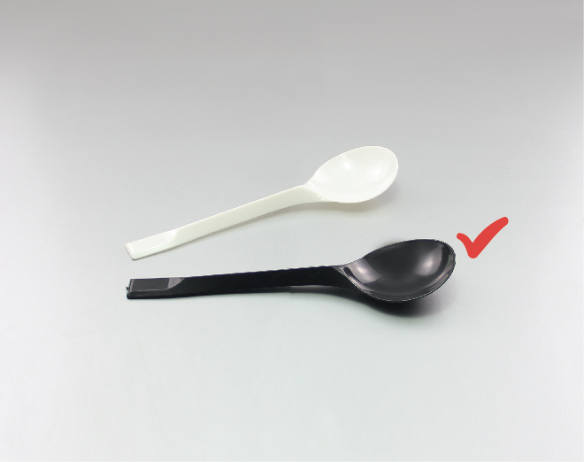 PS-M8 Medium Weight Spoon<br> Black