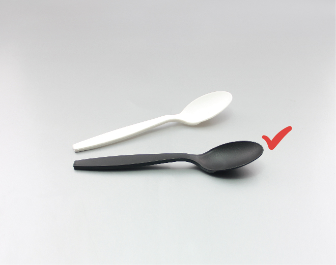 PP-M5 Medium Weight Spoon<br> Black