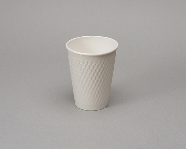 12oz Double-Wall Paper Hot Cup<br> White