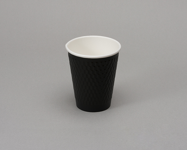 08oz Double-Wall Paper Hot Cup<br> Black